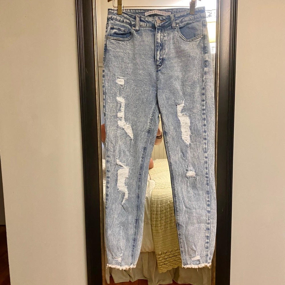 TINSELTOWN Distressed Jeans